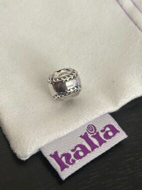 NEW Halia “Baseball” Charm - Sterling Silver